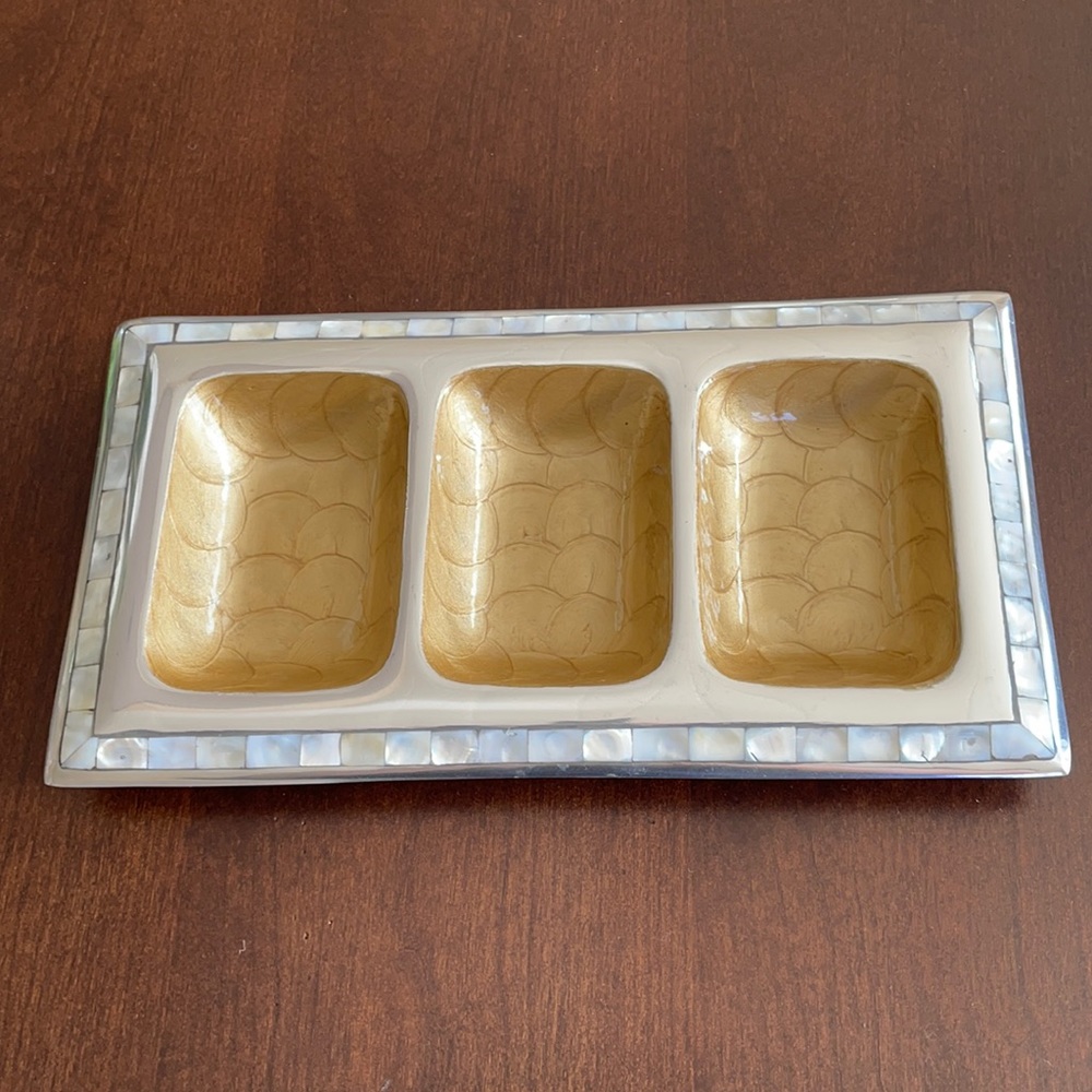 Julia Knight Segmented Toffee Tray NWT